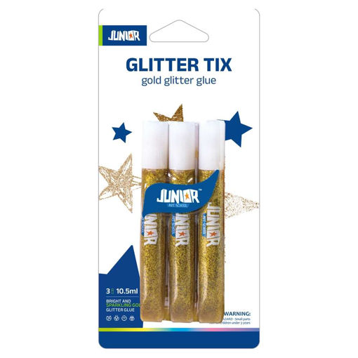 Picture of GLITTER GLUE GOLD 3 PACK